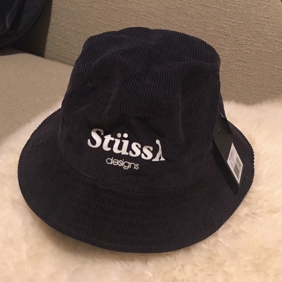 stussy corduroy bucket hat